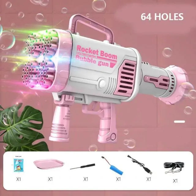 Rocket Boom Electric Bubble Gun