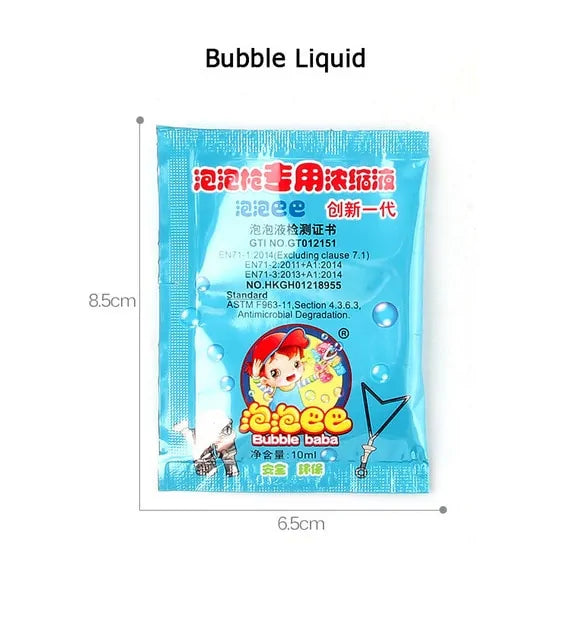 Rocket Boom Electric Bubble Gun Liquid