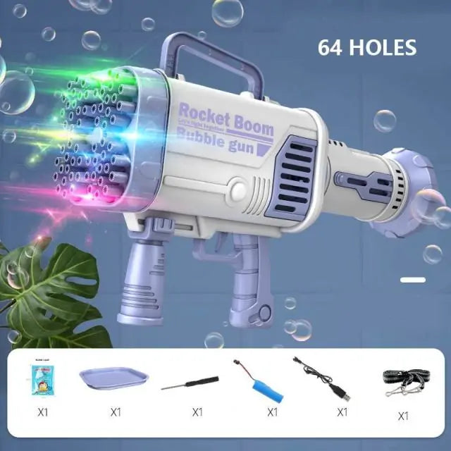 Rocket Boom Electric Bubble Gun