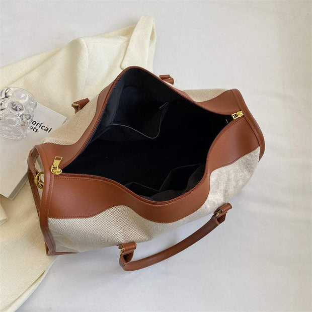 Large Capacity Purse with open view showing spacious interior and organized compartments.
