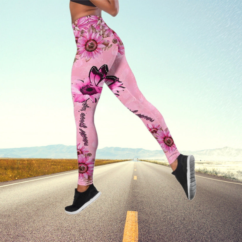 Autumn Butterfly Yoga Pants