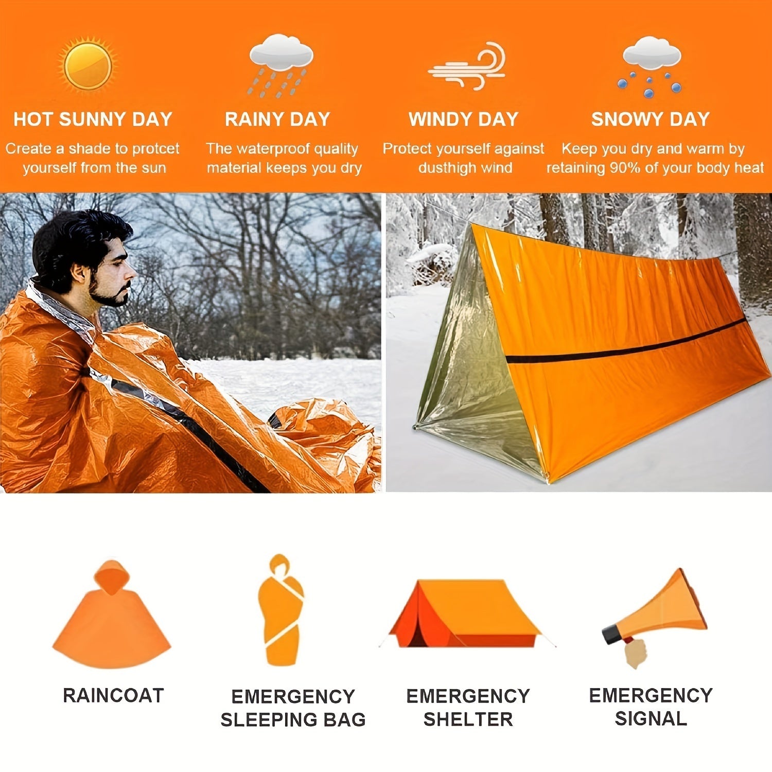 Thermal Emergency Sleeping Bag