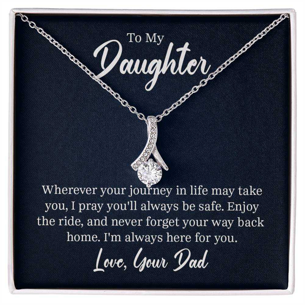 Alluring Beauty Necklace for Daughter from Dad elegant jewelry gift from Hot Topic Goods