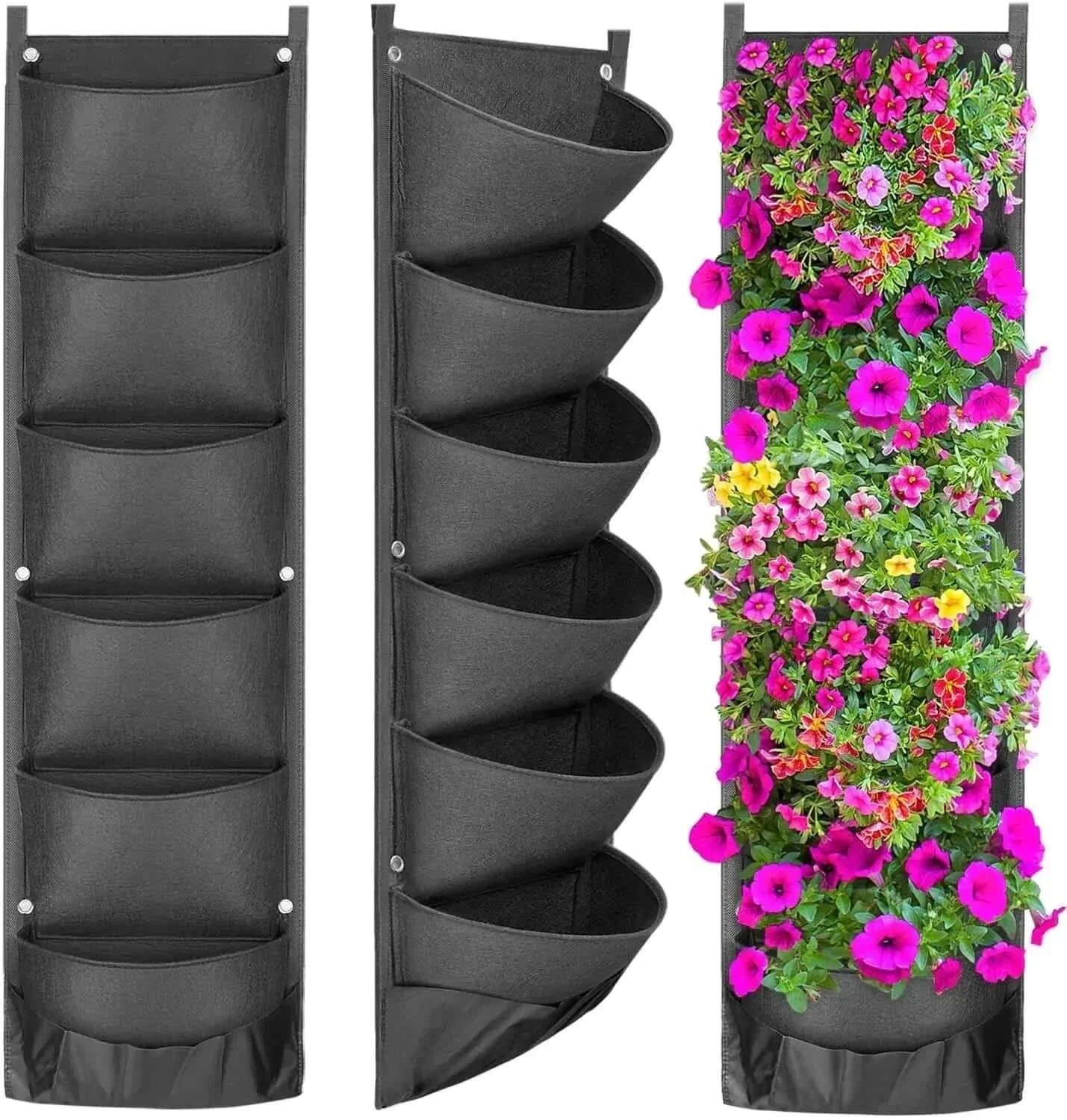 Vertical Hanging Garden Pots Vertical Hanging Flower Pots