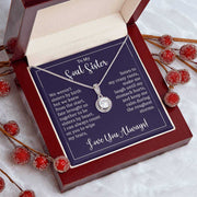 Eternal Hope Necklace for soul sister in gift box with heartfelt inscription.