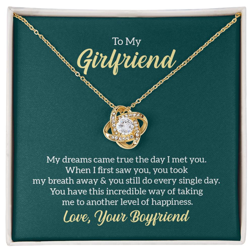 Love Knot  Girlfriend Necklace