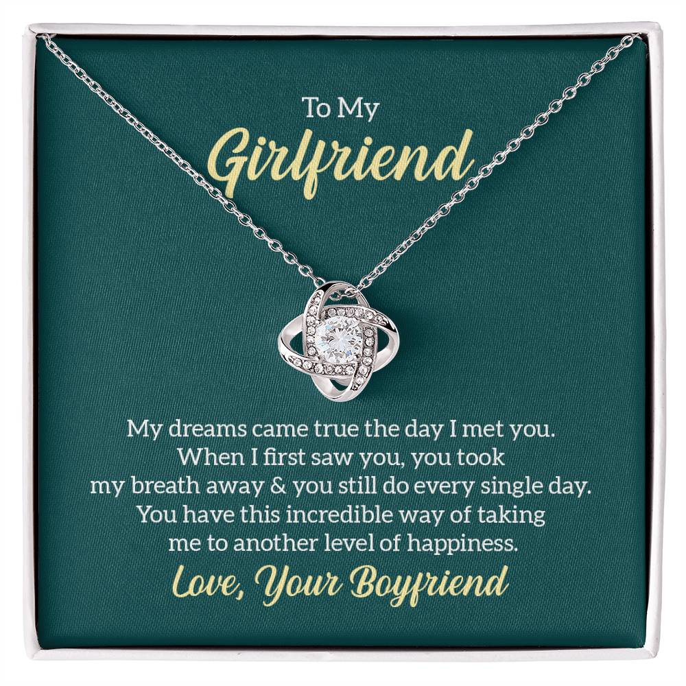 Love Knot  Girlfriend Necklace