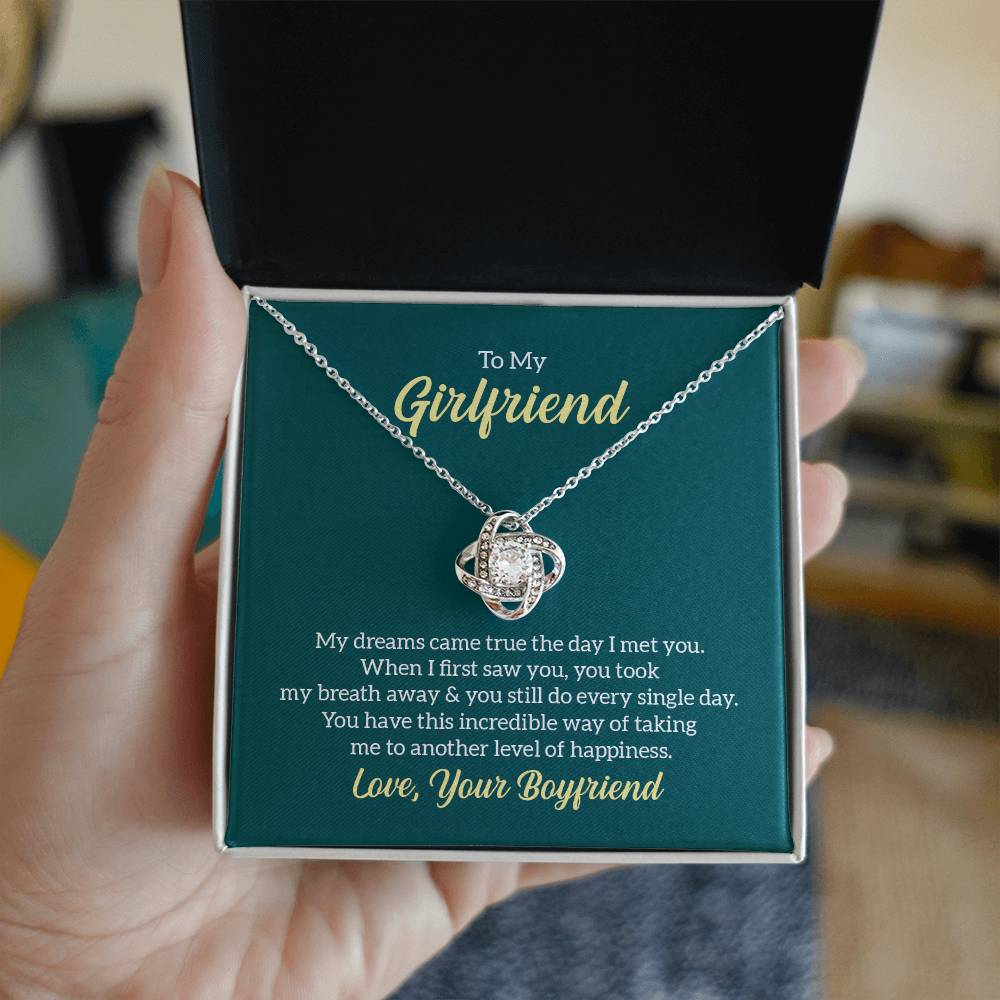 Love Knot  Girlfriend Necklace