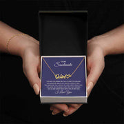 Soulmate Heart Name Necklace in gift box featuring a customizable heart design.