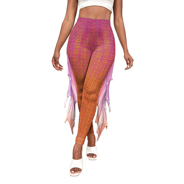 Little Mermaid Print Pants