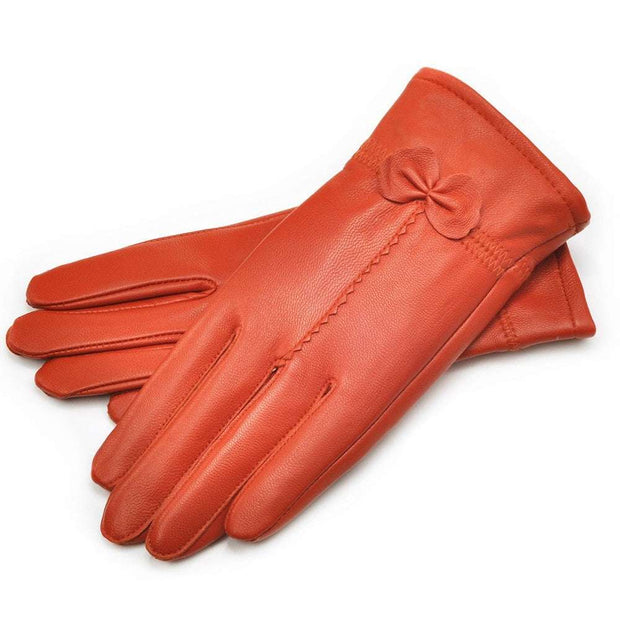 Womens Sheep Leather Gloves 
