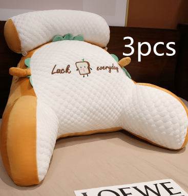 Fluffy sofa cushion pillow with ergonomic design and detachable features for comfortable support.