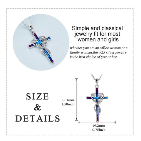 Sterling Silver Cross Necklace