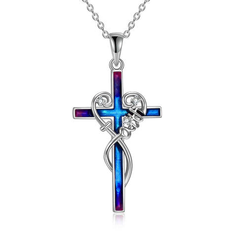 Sterling Silver Cross Necklace