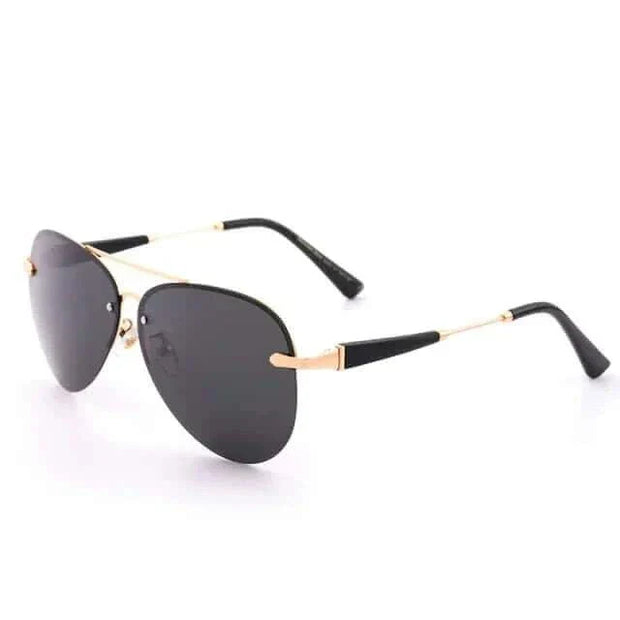 Mens Luxury Brand Sunglasses with polarized lenses and elegant design.