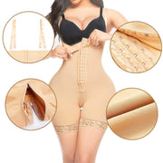 High Waisted Body Shapewear in skin color with features enhancing curves and providing tummy control.