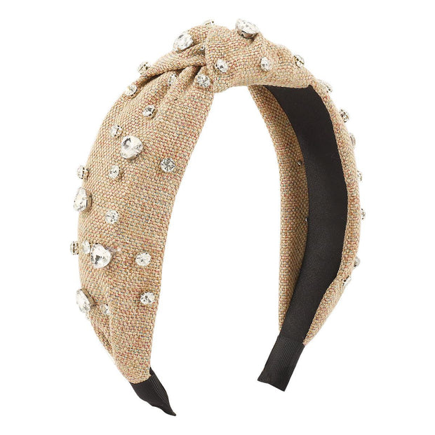 Elegant Heart Diamond Headband with sparkling diamonds in a stylish design, perfect for any occasion.