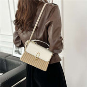 Western Shoulder Handbag with rustic charm, featuring a woven design and comfortable shoulder strap.