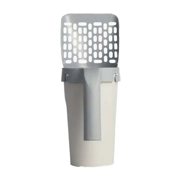 Cat Litter Shovel with ergonomic handle and self-cleaning design for easy litter box maintenance.