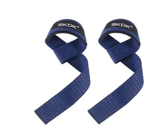 Blue gym lifting straps for enhanced performance and hand protection