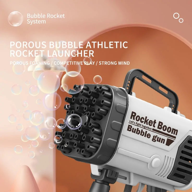 Rocket Boom Electric Bubble Gun