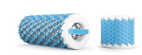 Multifunctional Yoga Pillar with 3D massage texture, portable, space-efficient design.