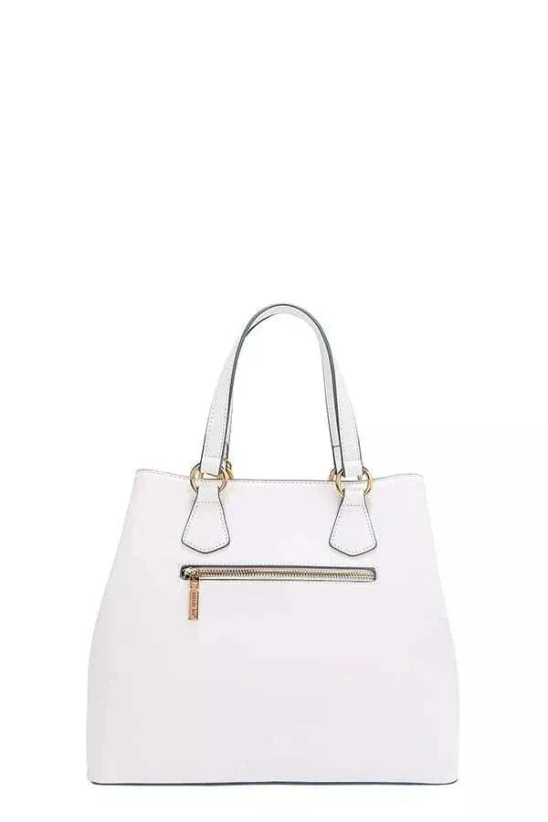 Nicole Lee USA Rhinestone Handbag with monogram design and sparkling rhinestones from Hot Topic Goods
