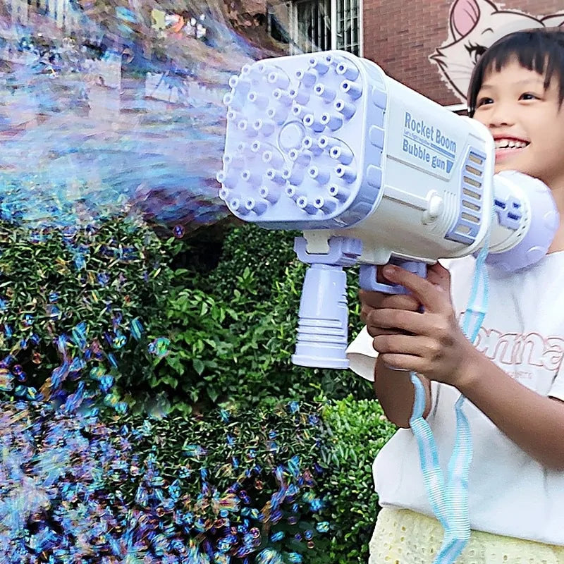 Rocket Boom Electric Bubble Gun