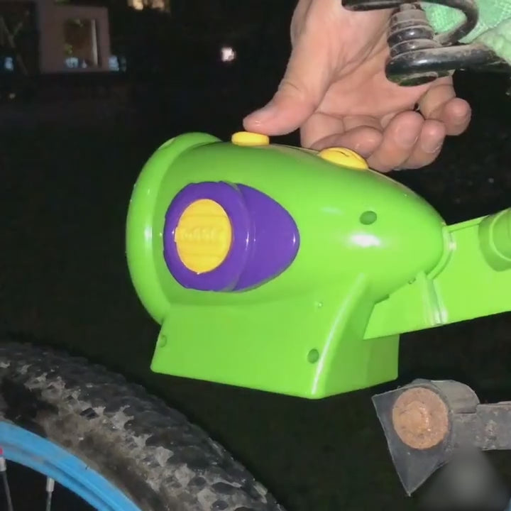 Bubble Blowing Bike Machine