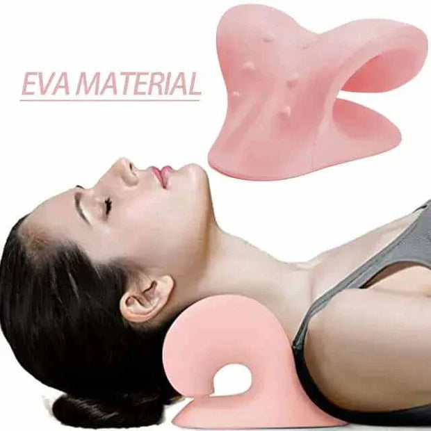 Neck Shoulder Stretcher Pillow for pain relief and posture correction.