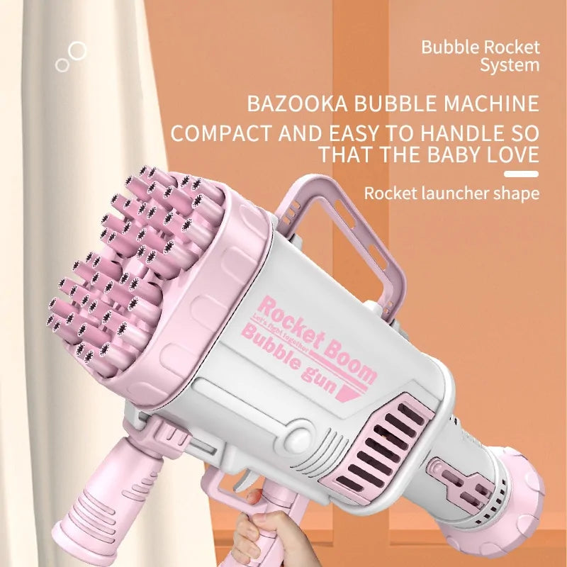 Rocket Boom Electric Bubble Gun