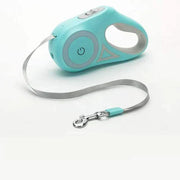 Led Lights Dog Leash with built-in LED lights and easy-grip handle.