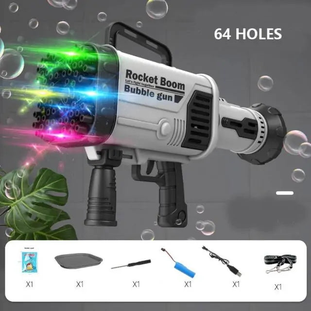 Rocket Boom Electric Bubble Gun