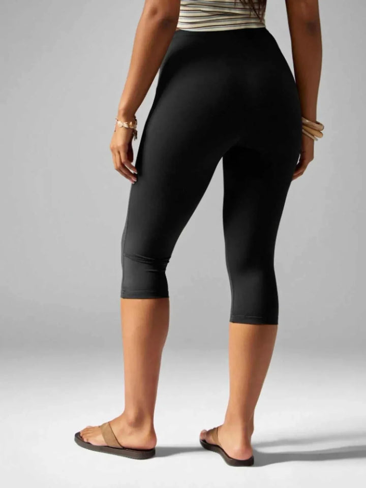 Woman wearing high-waisted Women&