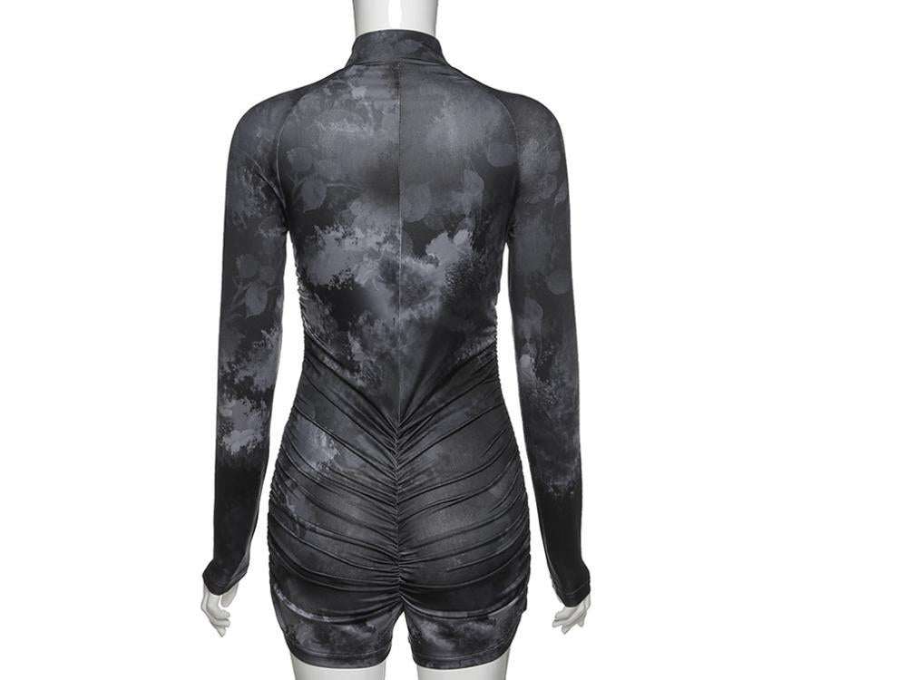 Womens high-waist hip-lifting sports jumpsuit activewear