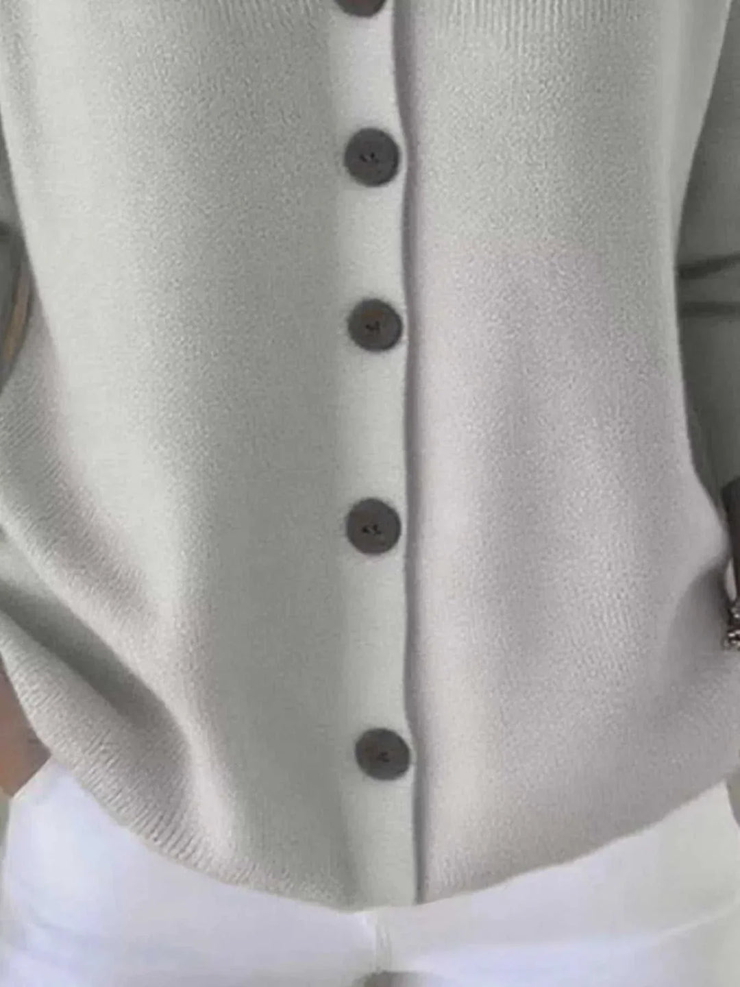 Women’s plus size long sleeve button-front cardigan with hood from Hot Topic Goods in soft knit fabric
