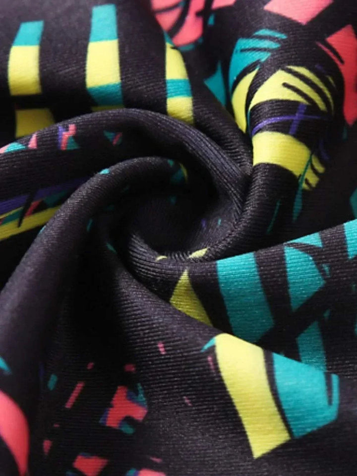 Women’s Stirrup Active Leggings with printed design and wide waistband from Hot Topic Goods