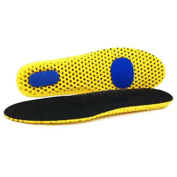 Honeycomb Mesh Sports Insoles with advanced shock absorption and arch support for athletic comfort.