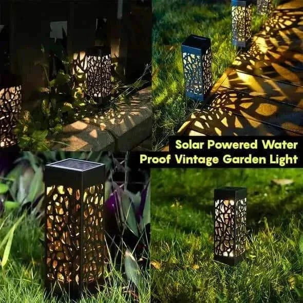 Solar Powered Waterproof Vintage Garden Light Solar Vintage Garden Light
