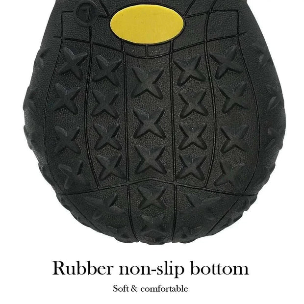 Rubber non-slip bottom of waterproof reflective dog boots, soft and comfortable.