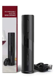 Automatic Wine Bottle Opener with sleek design and charging base for effortless uncorking.