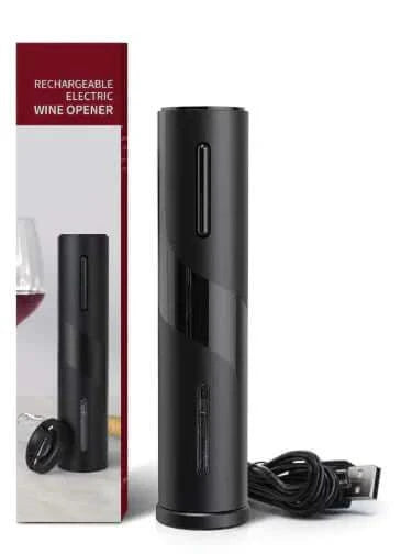 Automatic Wine Bottle Opener with sleek design and charging base for effortless uncorking.