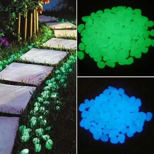 Luminescent Garden Pebbles