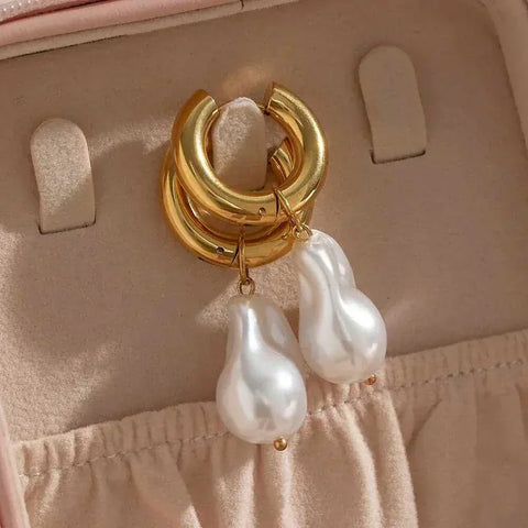 Elegant Water Drop Earrings with cascading design, perfect for any occasion.