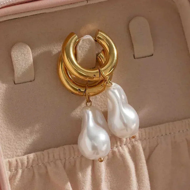 Elegant Water Drop Earrings with cascading design, perfect for any occasion.