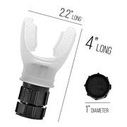Lung Fitness Trainer, adjustable resistance, portable lung exerciser, silicone material.
