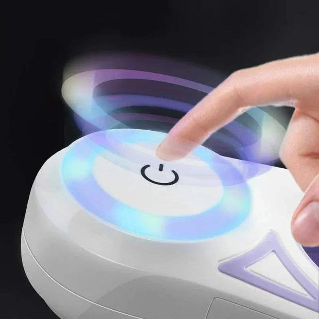 LED lights dog leash with easy-touch control button for enhanced nighttime visibility and safety.