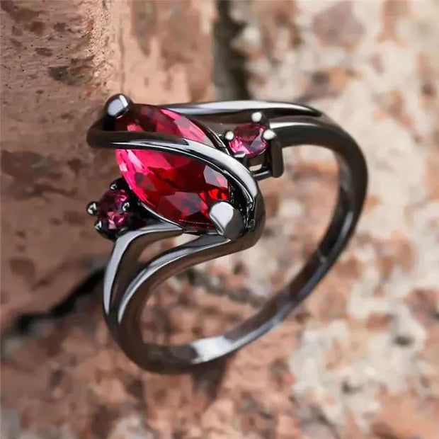 Elegant crystal ring with dazzling centerpiece and durable design.