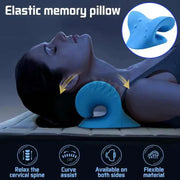 Neck Shoulder Stretcher Pillow for cervical spine relaxation and posture correction.