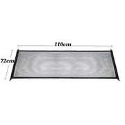 Dog Gate Fence with durable mesh fabric, adjustable size 72cm x 110cm.